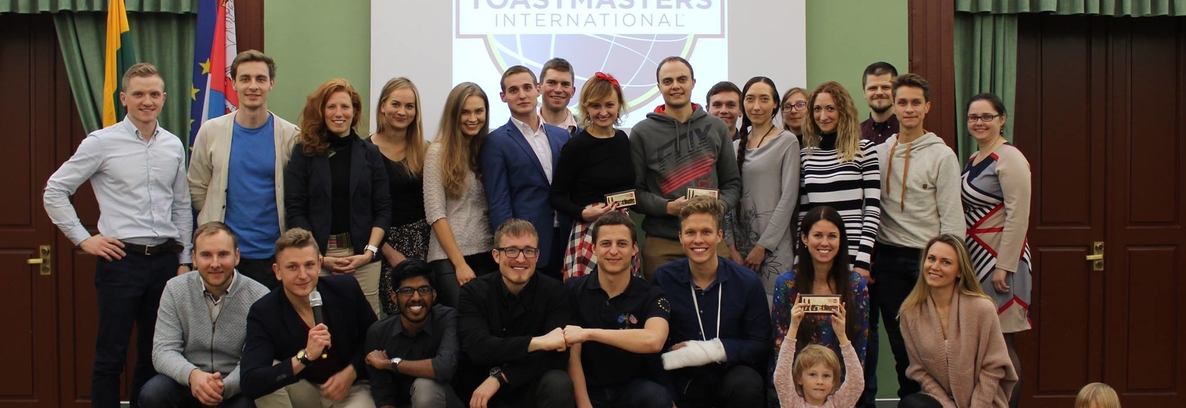 Toastmasters Kaunas English viešojo kalbėjimo renginys